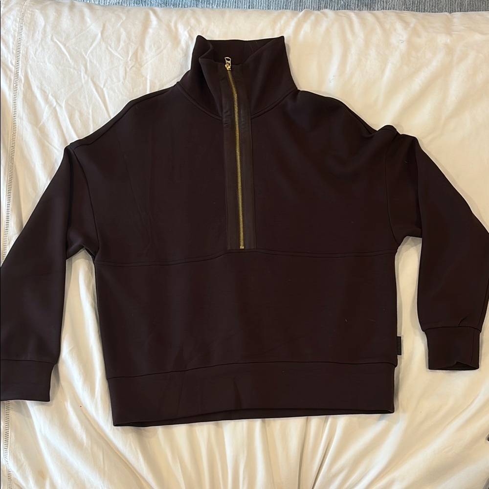 Varley Women's Dark Brown Zip-Up Jacket
